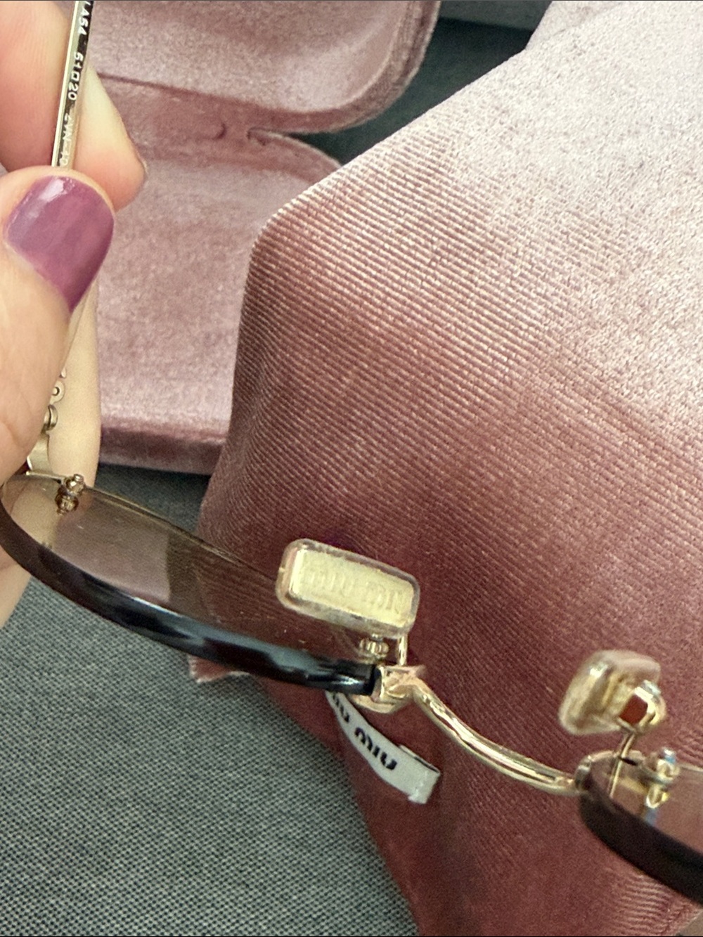 NWT MIU MIU Sunglasses with case/box - Picture 4 of 5